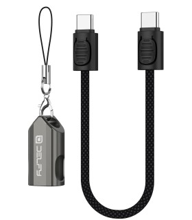 جاسوییچی کابلی دلفی مدل Delfy USB-C to USB-C Keychain