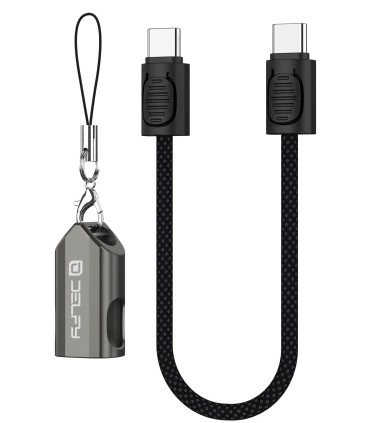 جاسوییچی کابلی دلفی مدل Delfy USB-C to USB-C Keychain