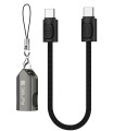جاسوییچی کابلی دلفی مدل Delfy USB-C to USB-C Keychain