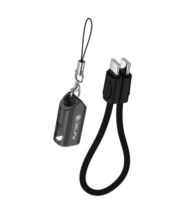 جاسوییچی کابلی دلفی مدل Delfy USB-C to USB-C Keychain