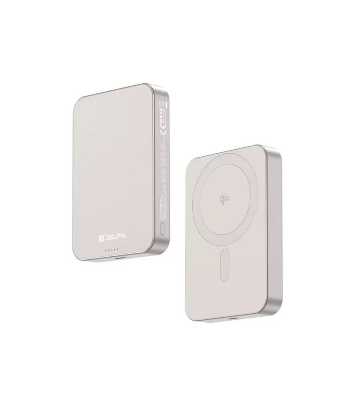 پاوربانک ۱۰ هزار مگ سیف دلفی مدل Delfy Dynami 10000mAh 15W Qi2