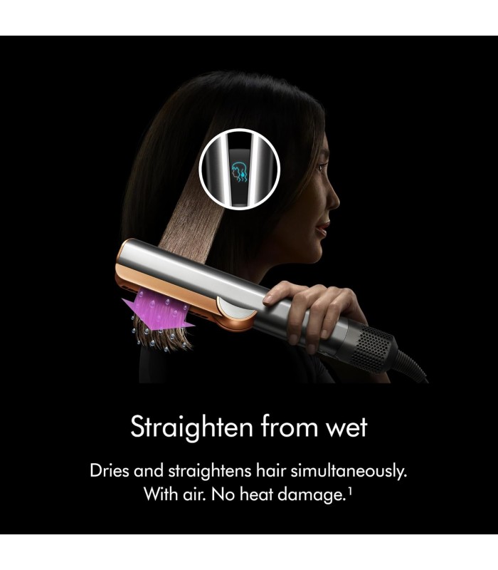 سشوار و صاف‌کننده مو دایسون مدل Dyson Airstrait HT01- Jasper/Plum (بنفش/صورتی)