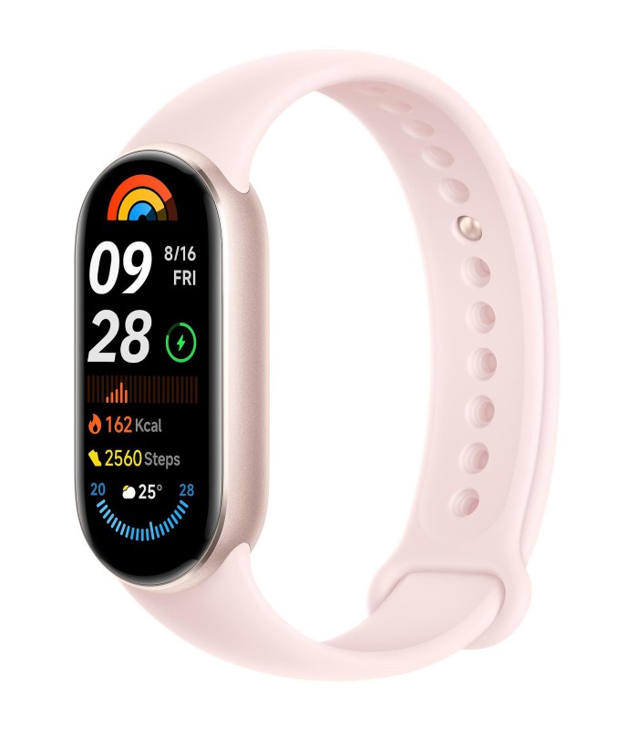 مچ بند هوشمند شیائومی مدل Xiaomi Smart Band 9 رنگ صورتی - نسخه گلوبال