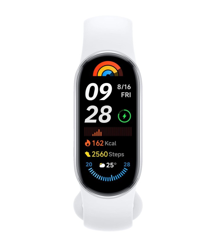 مچ بند هوشمند شیائومی مدل Xiaomi Smart Band 9 رنگ نقره ای - نسخه گلوبال
