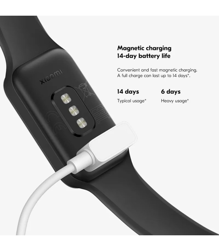 مچ بند هوشمند شیائومی مدل Xiaomi Smart Band 8 active (Mi Band 8)-مشکی- نسخه اکتیو