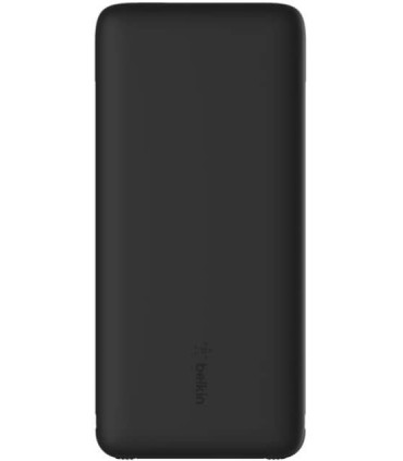 پاوربانک ۱۰ هزار بلکین مدل Belkin BoostCharge Plus 10K Power Bank+Intergated Cables-BPB006-رنگ مشکی