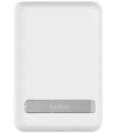 پاوربانک مگ سیف ۵ هزار بلکین مدل Belkin BoostCharge Power Bank 5K-BPD004bt-سفید