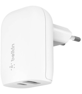 شارژر دیواری ۳۷ وات بلکین Belkin BoostCharge Dual Wall Charger with PPS 37W - مدل WCB007