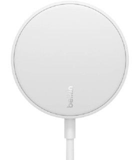 شارژر بی‌سیم مگ‌سیف بلیکن Belkin Boost Charge Magnetic Portable - مدل WIA005 - سفید