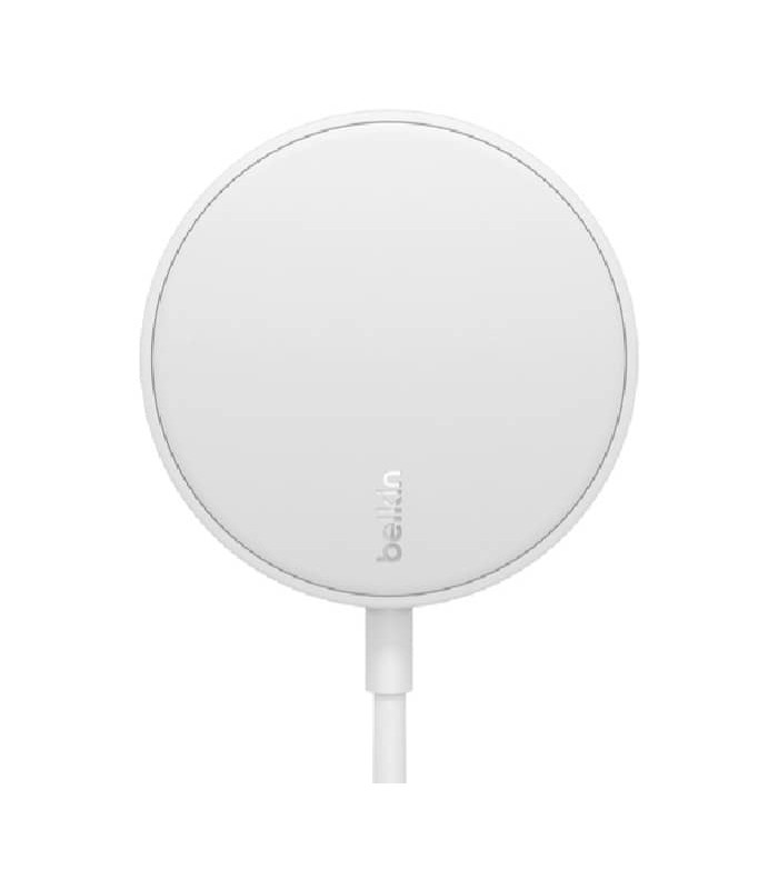شارژر بی‌سیم مگ‌سیف بلیکن Belkin Boost Charge Magnetic Portable - مدل WIA005 - سفید