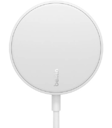 شارژر بی‌سیم مگ‌سیف بلیکن Belkin Boost Charge Magnetic Portable - مدل WIA005 - سفید