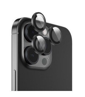 محافظ لنز دوربین گرین مدل Green Lion HD Plus مناسب برای آیفون ۱۶ پرومکس و ۱۶ پرو | رنگ مشکی