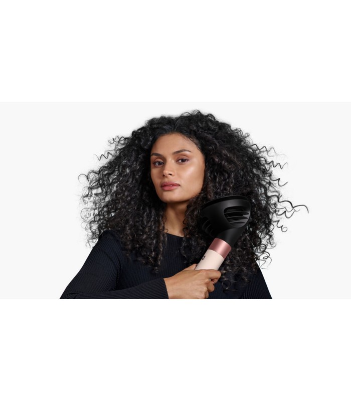 سشوار و حالت دهنده مو دایسون مدل Dyson Airwrap i.d. multi-styler and dryer Curly+Coily (بنفش/صورتی)
