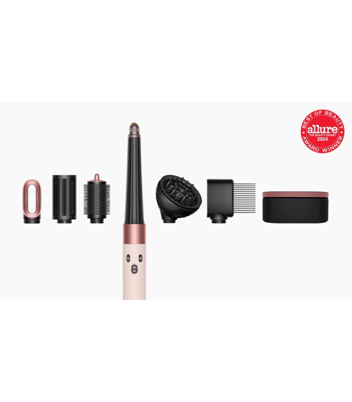 سشوار و حالت دهنده مو دایسون مدل Dyson Airwrap i.d. multi-styler and dryer Curly+Coily (سرامیک صورتی/رزگلد)