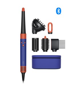 سشوار و حالت دهنده مو دایسون مدل Dyson Airwrap i.d. HS08 multi-styler and dryer Curly+Coily (آبی/نارنجی)