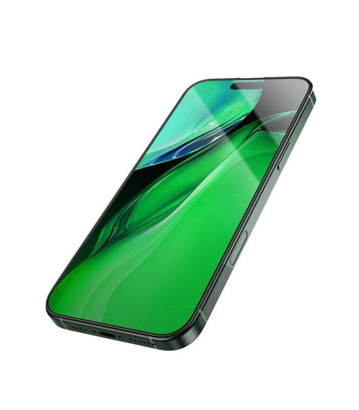 گلس شفاف گرین مدل Green Lion 3D Silicone Plus مناسب برای گوشی آیفون ۱۶ پرومکس/۱۷ پرومکس