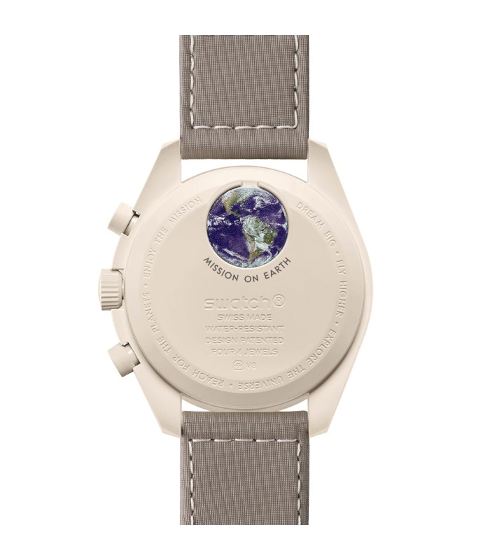 ساعت امگا سواچ مدل MISSION ON EARTH Desert Omega X Swatch SO33T103