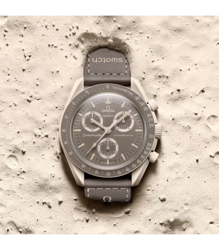 ساعت امگا سواچ مدل MISSION ON EARTH Desert Omega X Swatch SO33T103