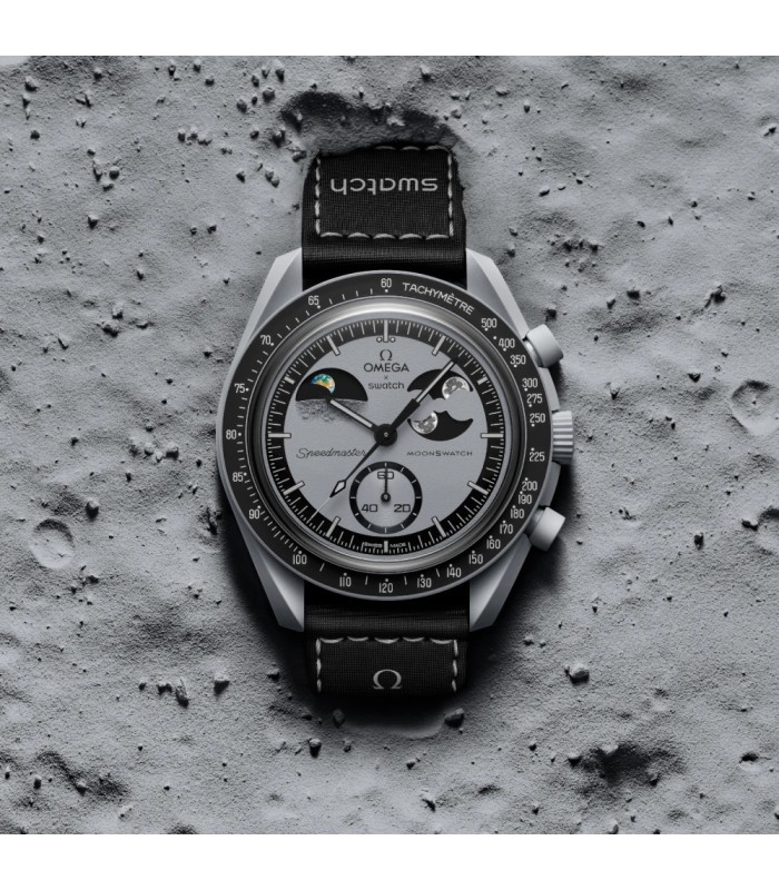 ساعت امگا سواچ مدل MISSION ON EARTHPHASE Omega X Swatch SO33M700