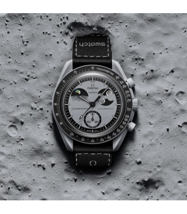 ساعت امگا سواچ مدل MISSION ON EARTHPHASE Omega X Swatch SO33M700