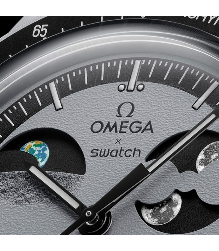 ساعت امگا سواچ مدل MISSION ON EARTHPHASE Omega X Swatch SO33M700
