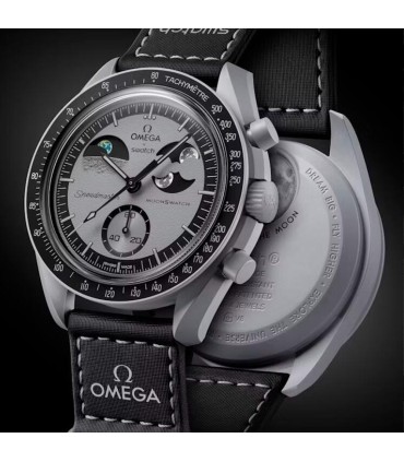 ساعت امگا سواچ مدل MISSION ON EARTHPHASE Omega X Swatch SO33M700