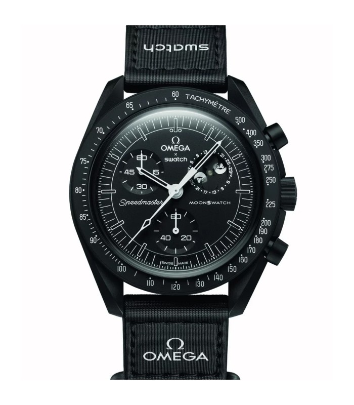 ساعت امگا سواچ مدل MISSION TO THE MOONPHASE Omega X Swatch SO33B700
