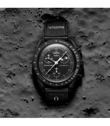 ساعت امگا سواچ مدل MISSION TO THE MOONPHASE Omega X Swatch SO33B700