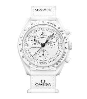 ساعت امگا سواچ مدل MISSION TO THE MOONPHASE Omega X Swatch SO33W700
