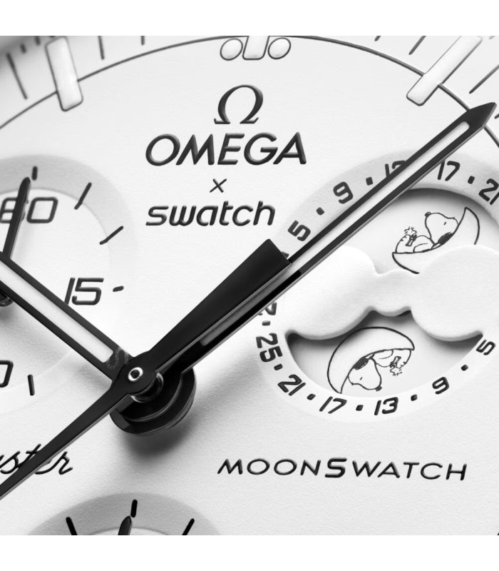 ساعت امگا سواچ مدل MISSION TO THE MOONPHASE Omega X Swatch SO33W700