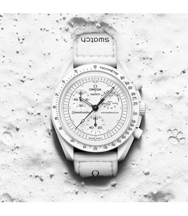 ساعت امگا سواچ مدل MISSION TO THE MOONPHASE Omega X Swatch SO33W700