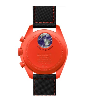 ساعت امگا سواچ مدل Omega X Swatch MISSION ON EARTH LAVA SO33O100