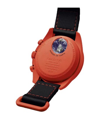 ساعت امگا سواچ مدل Omega X Swatch MISSION ON EARTH LAVA SO33O100