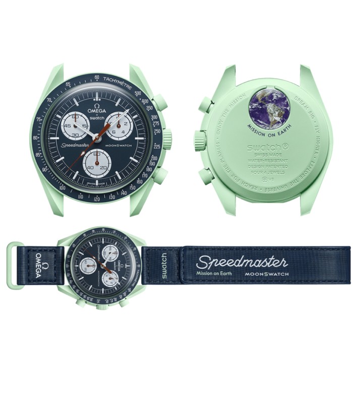 ساعت امگا سواچ مدل Omega X Swatch MISSION ON EARTH SO33G100