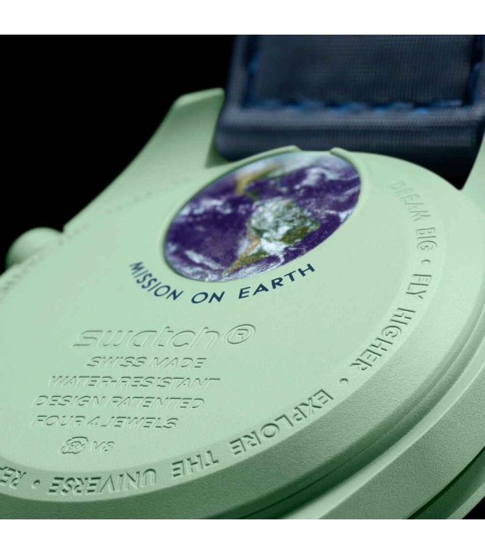 ساعت امگا سواچ مدل Omega X Swatch MISSION ON EARTH SO33G100