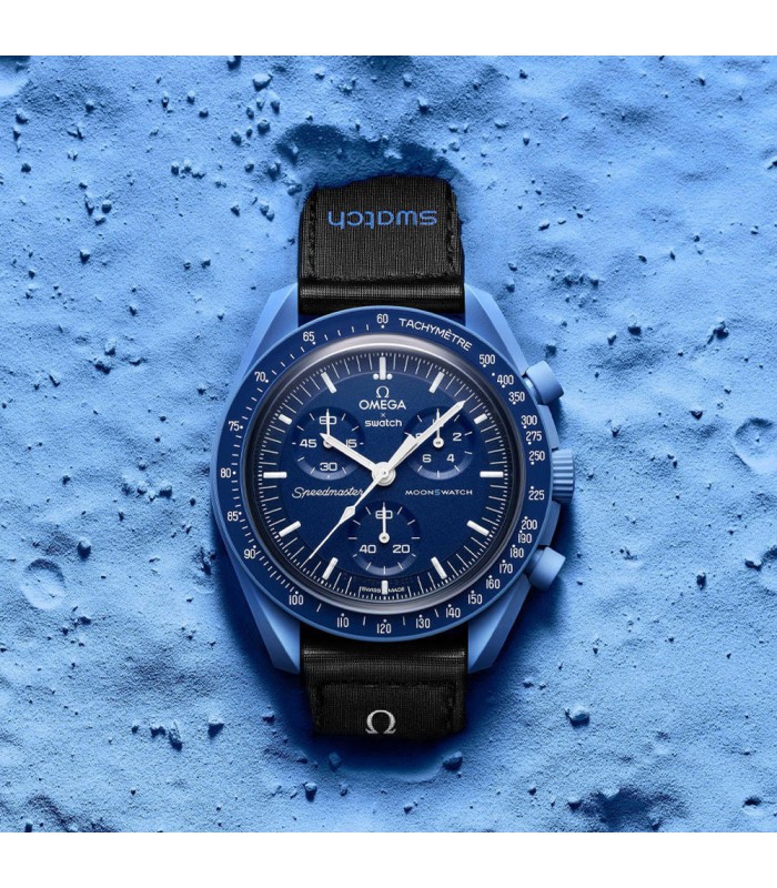 ساعت امگا سواچ مدل Omega X Swatch MISSION TO NEPTUNE SO33N100
