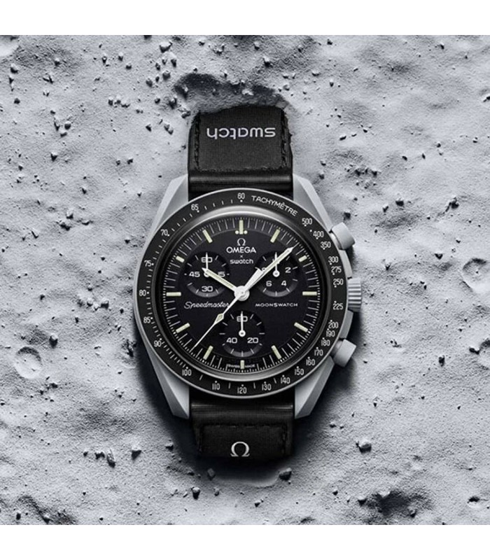 ساعت امگا سواچ مدل Omega X Swatch MISSION TO THE MOON SO33M100