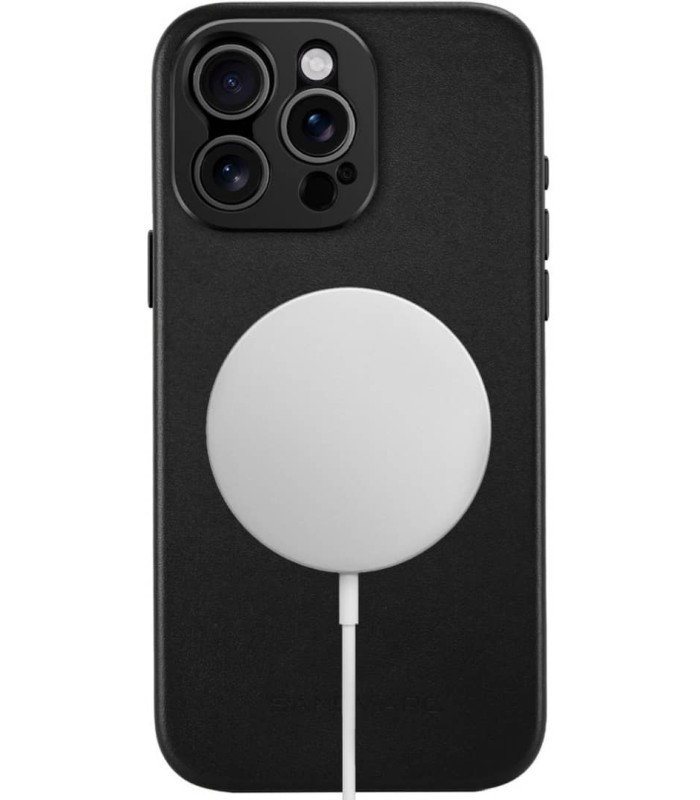 کیس چرم سندمارک مدل Sandmarc Pro Leather Case - سازگار با آیفون ۱۶ پرومکس - رنگ مشکی