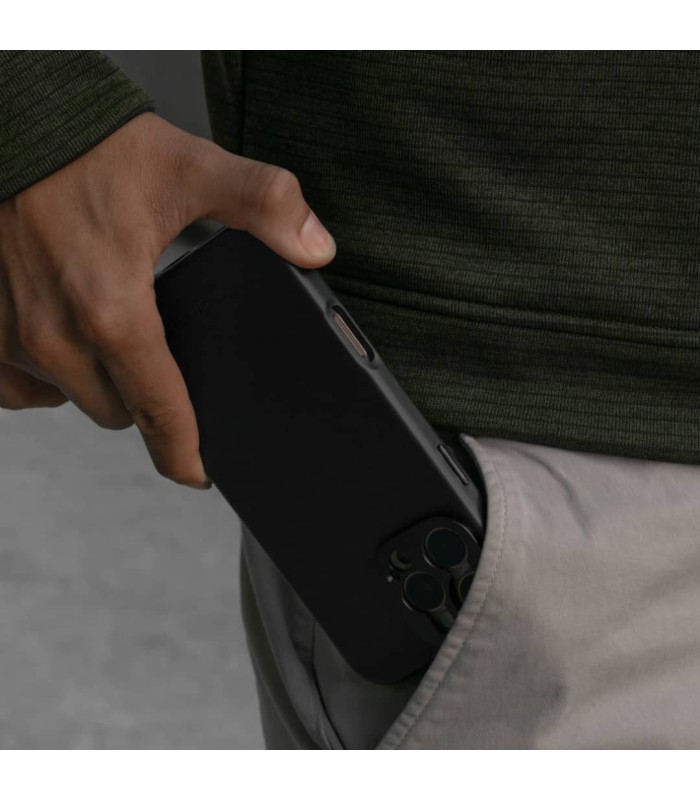 کیس چرم سندمارک مدل Sandmarc Pro Leather Case - سازگار با آیفون ۱۶ پرومکس - رنگ مشکی