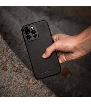 کیس چرم سندمارک مدل Sandmarc Pro Leather Case - سازگار با آیفون ۱۶ پرومکس - رنگ مشکی