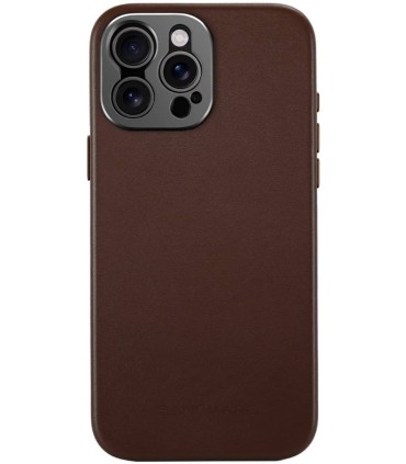 کیس چرم سندمارک مدل Sandmarc Pro Leather Case - سازگار با آیفون ۱۶ پرومکس - رنگ قهوه‌ای