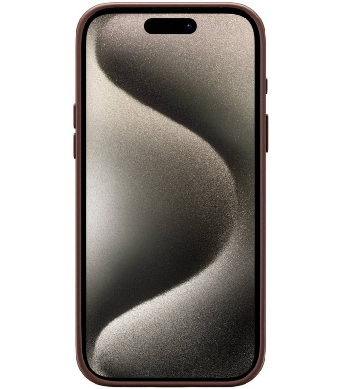 کیس چرم سندمارک مدل Sandmarc Pro Leather Case - سازگار با آیفون ۱۶ پرومکس - رنگ قهوه‌ای