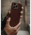 کیس چرم سندمارک مدل Sandmarc Pro Leather Case - سازگار با آیفون ۱۶ پرومکس - رنگ قهوه‌ای