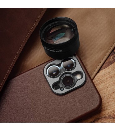 کیس چرم سندمارک مدل Sandmarc Pro Leather Case  - سازگار با آیفون ۱۴ پرومکس - رنگ قهوه‌ای