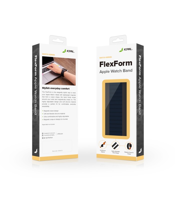 بند اپل واچ جی سی پال مدل JCPAL FlexForm | رنگ سورمه‌ای سازگار با ۴۴-۴۵-۴۶-۴۹ میلی‌متری
