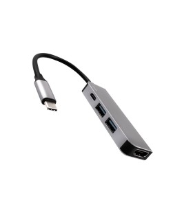 هاب ۴ پورت جی سی پال مدل JCPAL USB-C Linx USB-C (PD) to HDMI Adapter with 2 USB Ports
