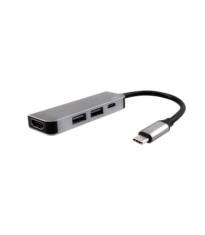 هاب ۴ پورت جی سی پال مدل JCPAL USB-C Linx USB-C (PD) to HDMI Adapter with 2 USB Ports