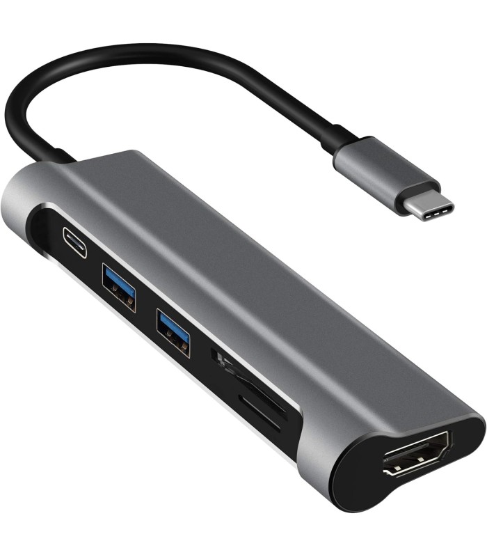 هاب ۶ پورت جی سی پال مدل JCPAL USB-C Linx USB-C Multiport with 4K HDMI and Card Reader