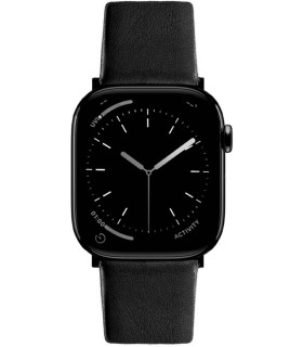 بند چرمی اپل واچ سندمارک مدل Sandmarc Leather Edition Apple Watch Band 44/45/46/49mm-مشکی