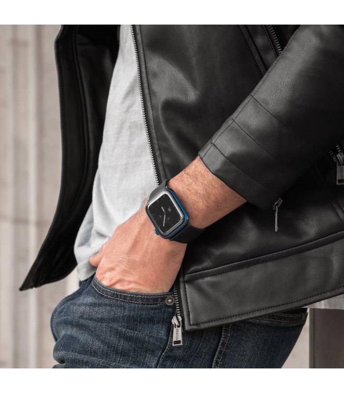 بند چرمی اپل واچ سندمارک مدل Sandmarc Leather Edition Apple Watch Band 44/45/46/49mm-مشکی